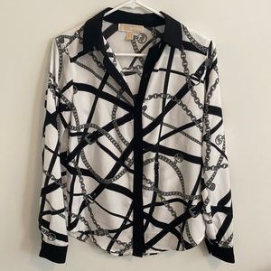 Michael Kors button down long sleeve